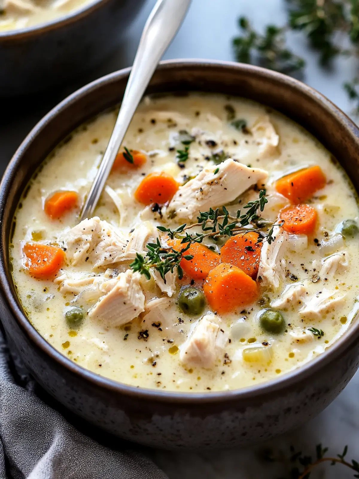 Creamy Keto Chicken Pot Pie Soup for Cozy Nights In 5 Creamy Keto Chicken Pot Pie Soup