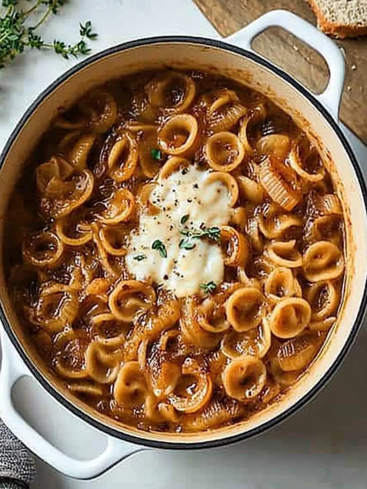 French Onion Soup Pasta