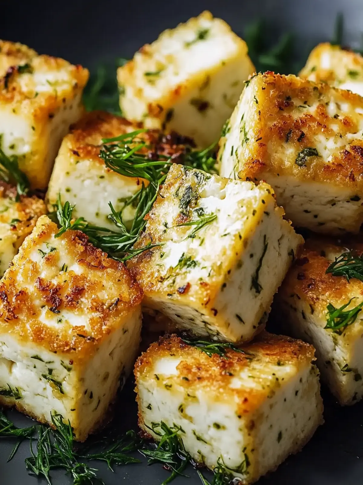 Tangy Dill Pickle Tofu Bites