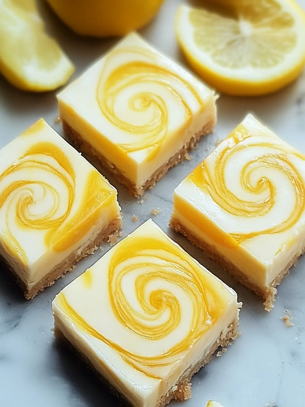 Elegant Lemon Marbled Cheesecake Bars That Wow Every Guest 4 Elegant Lemon Marbled Cheesecake Bars