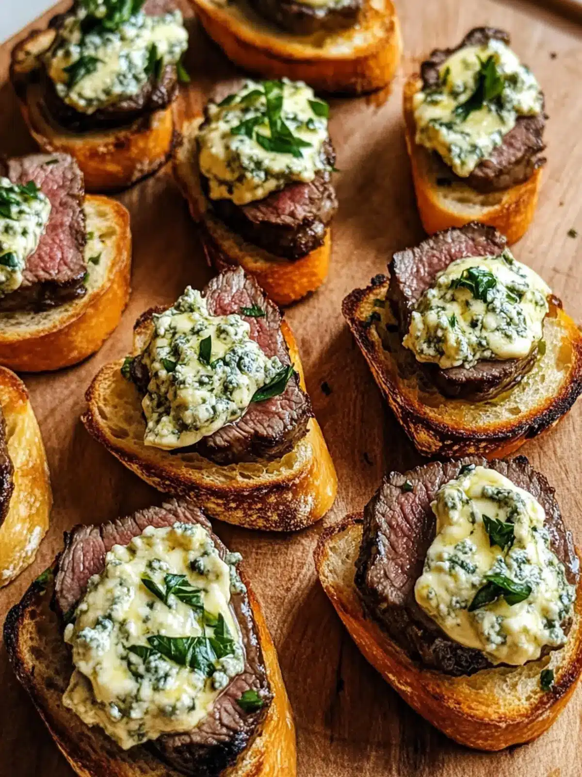 Beef Tenderloin Gorgonzola Crostini: Elevate Your Appetizer Game 4 Beef Tenderloin Gorgonzola Crostini