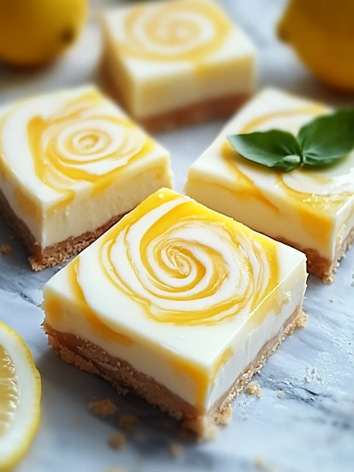 Elegant Lemon Marbled Cheesecake Bars That Wow Every Guest 3 Elegant Lemon Marbled Cheesecake Bars