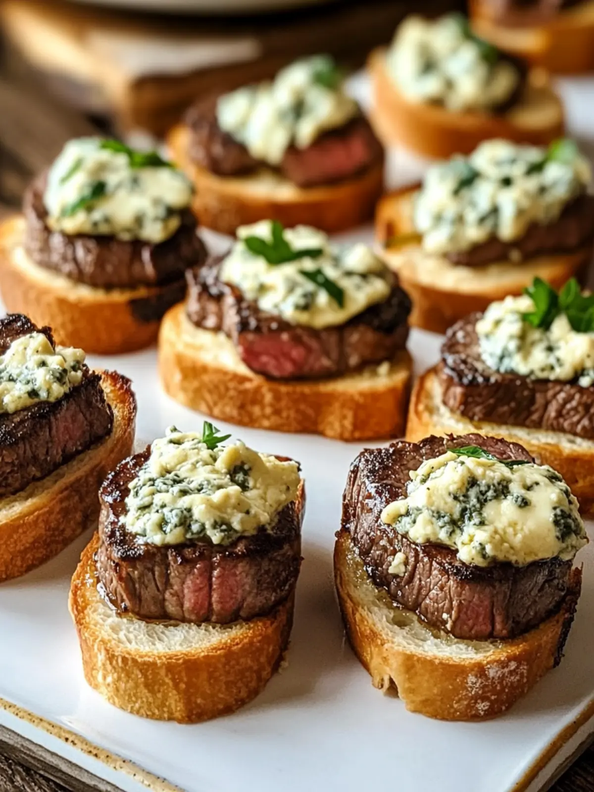 Beef Tenderloin Gorgonzola Crostini: Elevate Your Appetizer Game 5 Beef Tenderloin Gorgonzola Crostini