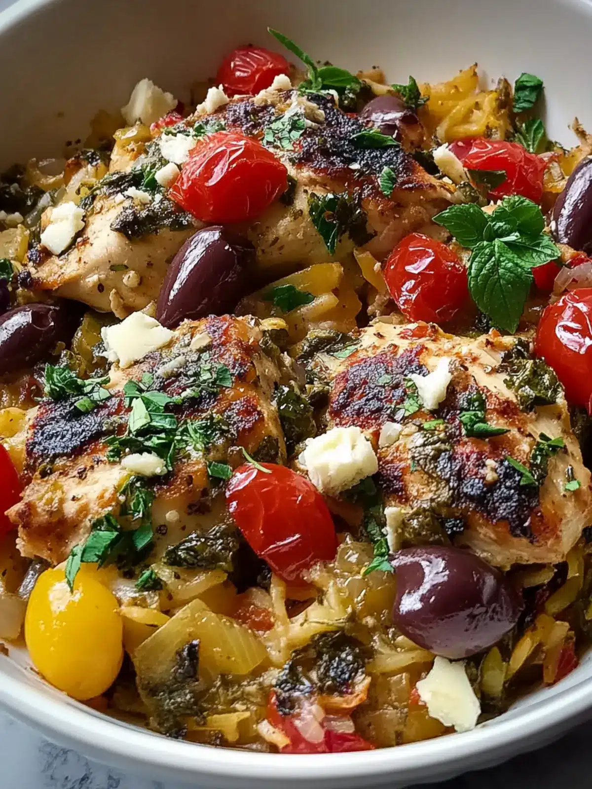 Delicious Greek Chicken Casserole for Cozy Family Dinners 3 Greek Chicken Casserole
