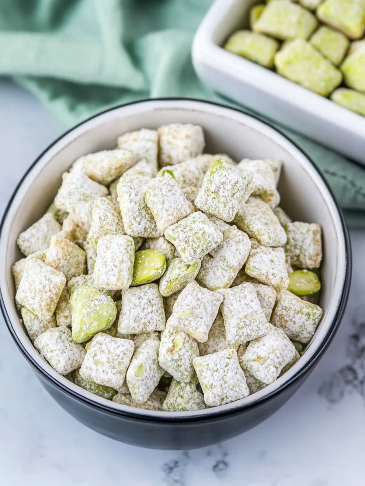 Pistachio Puppy Chow: Sweet Crunch for Festive Gatherings 4 Pistachio Puppy Chow