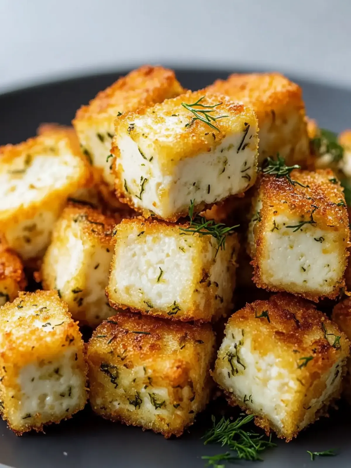 Tangy Dill Pickle Tofu Bites – A Crunchy Vegan Delight! 4 Tangy Dill Pickle Tofu Bites