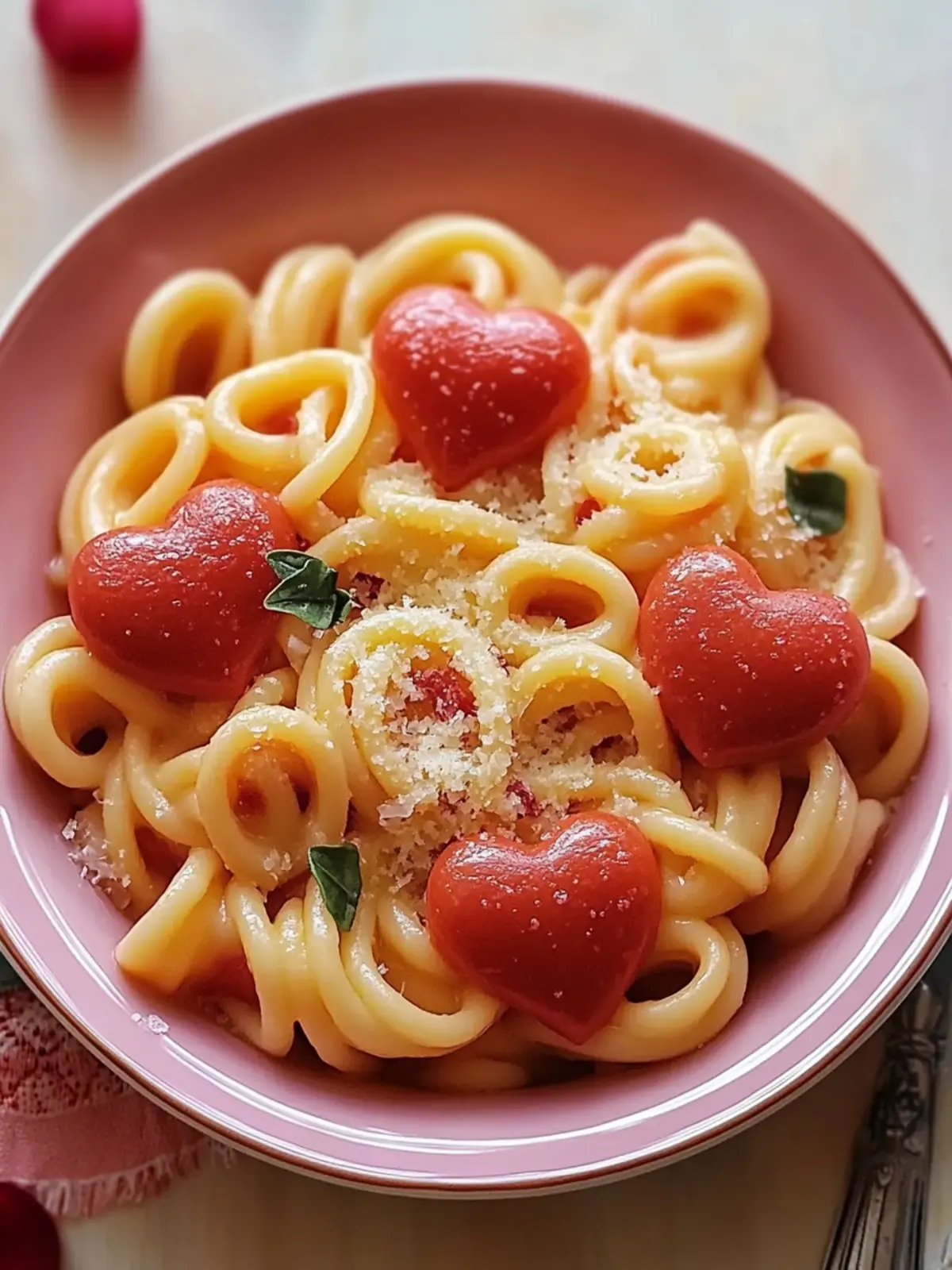 Valentine’s Day Pasta Hearts