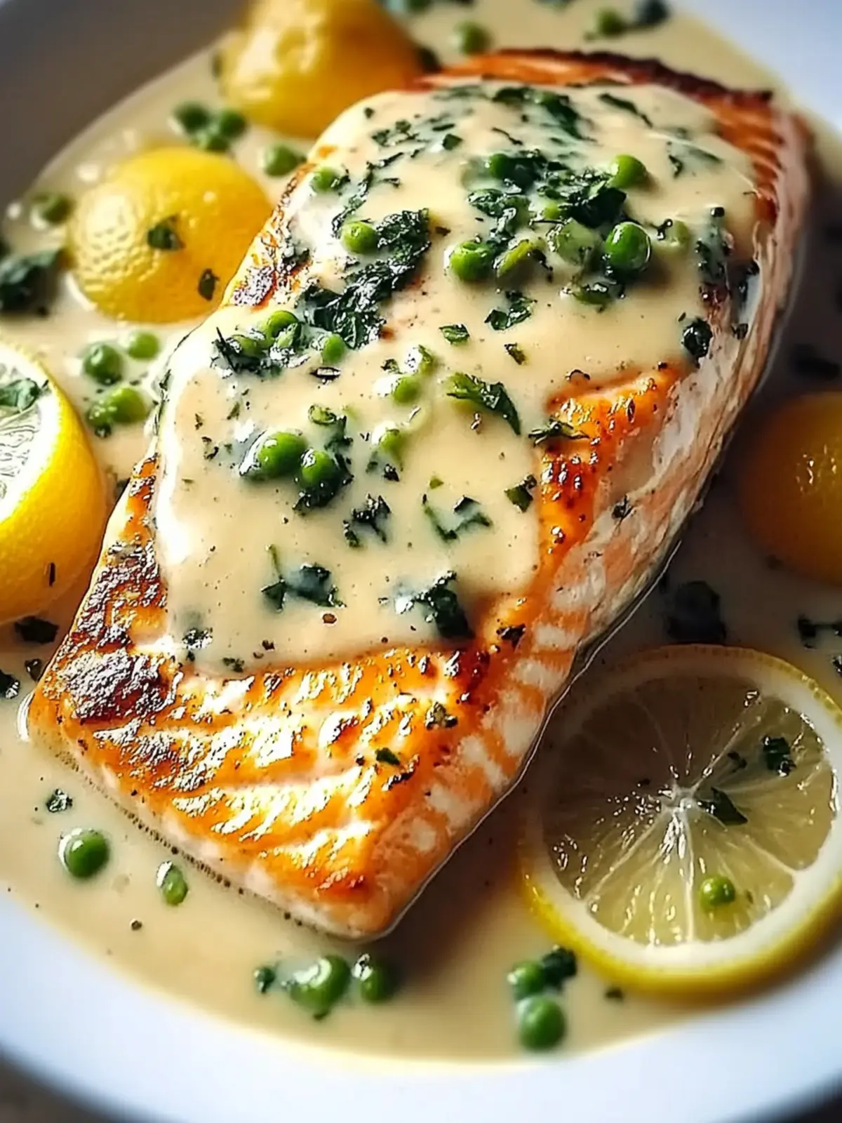 Creamy Lemon Garlic Salmon Piccata in 30 Minutes or Less 3 Creamy Lemon Garlic Salmon Piccata