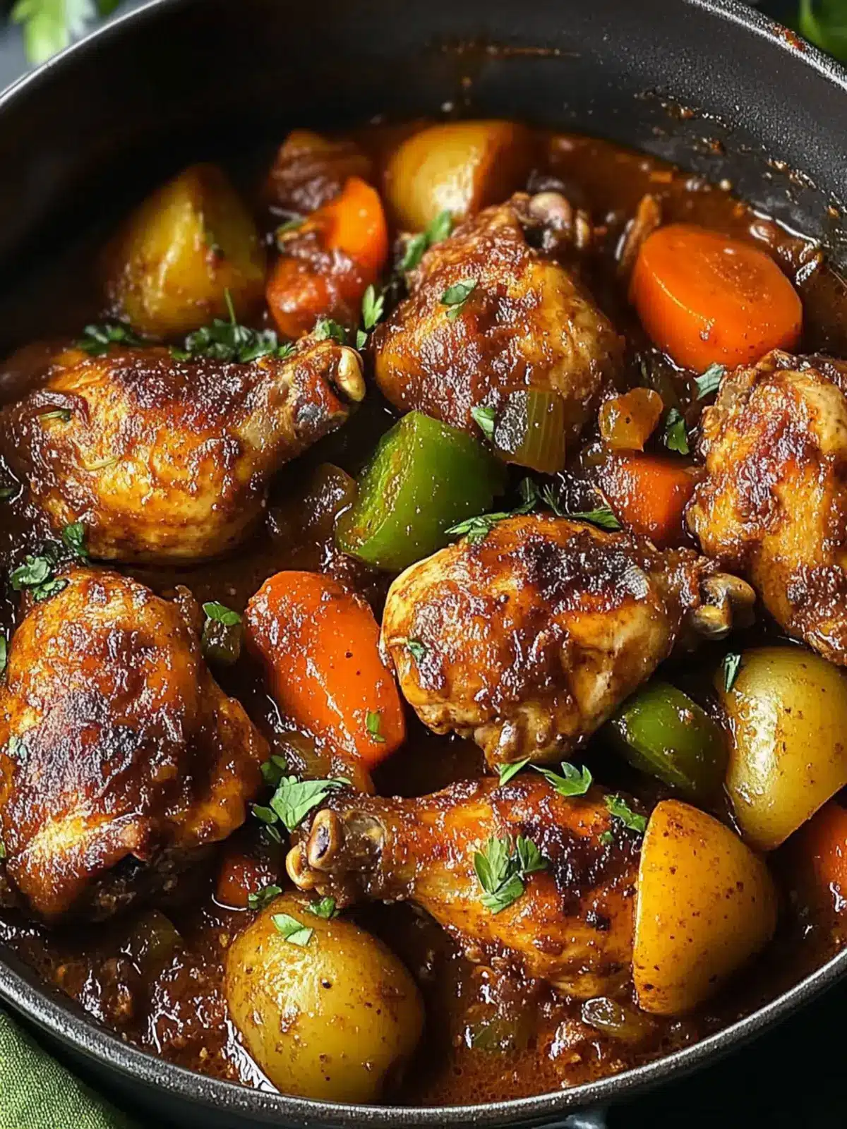 Savory Jamaican Brown Stew Chicken for Heartwarming Meals 5 Jamaican Brown Stew Chicken