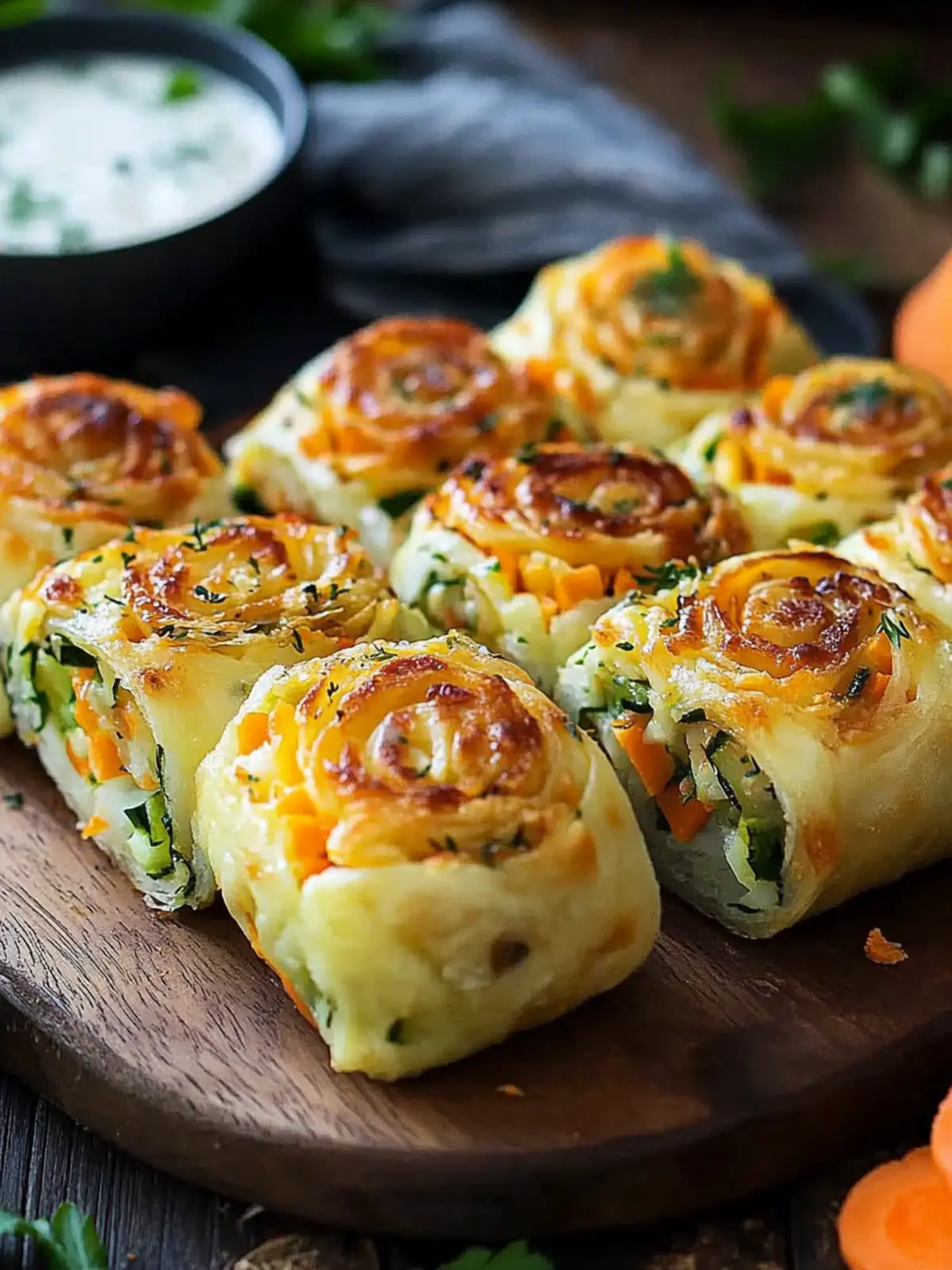 Cheesy Baked Vegetable Rolls for a Crispy, Guilt-Free Treat 3 Cheesy Baked Vegetable Rolls