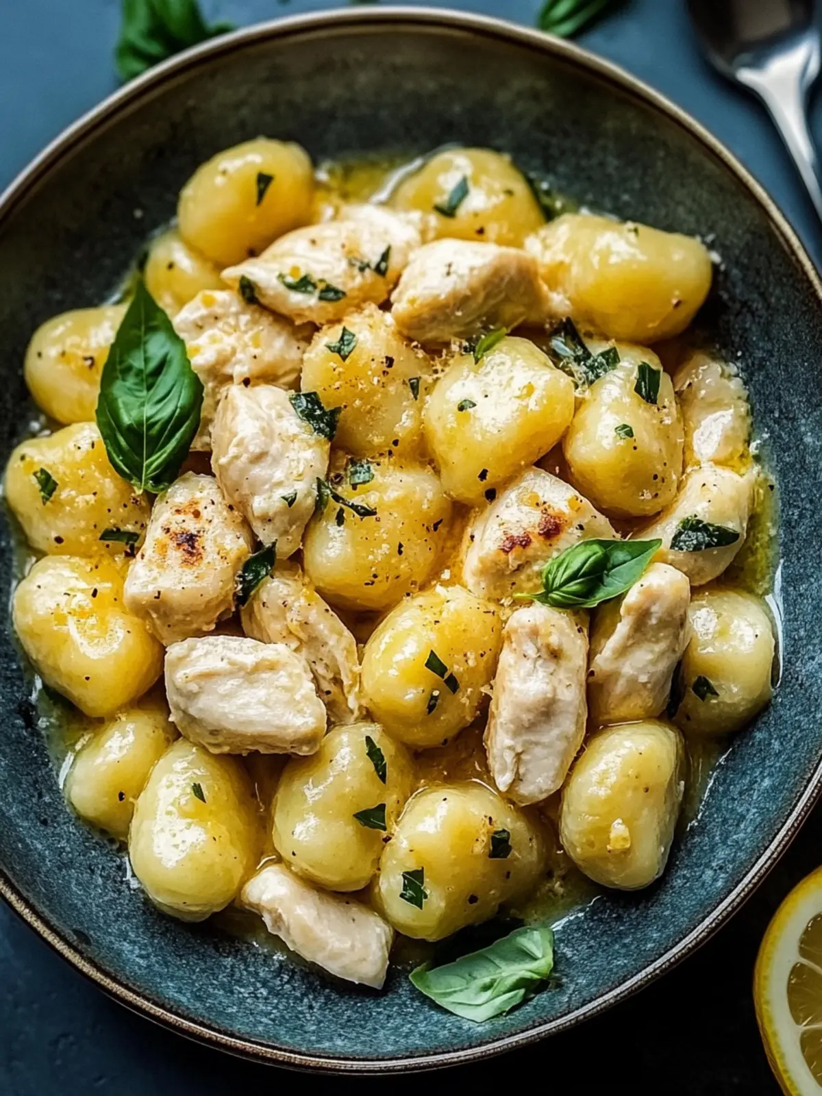 Creamy Lemon Chicken Gnocchi for a Quick Comfort Meal 2 Lemon Chicken Gnocchi