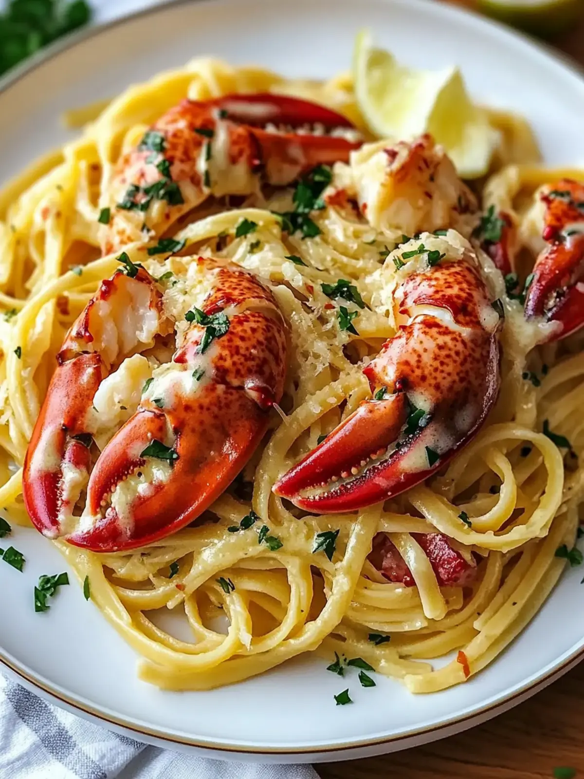 Indulge in Buttered Lobster Pasta: A Creamy Culinary Escape 5 Buttered Lobster Pasta