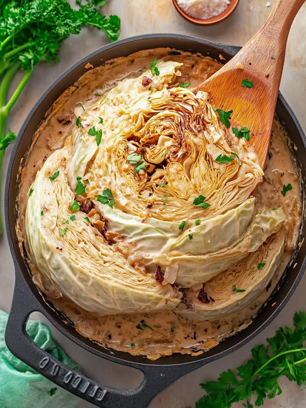 Marry Me Melting Cabbage in Creamy Tuscan Sauce Bliss 5 Marry Me Melting Cabbage