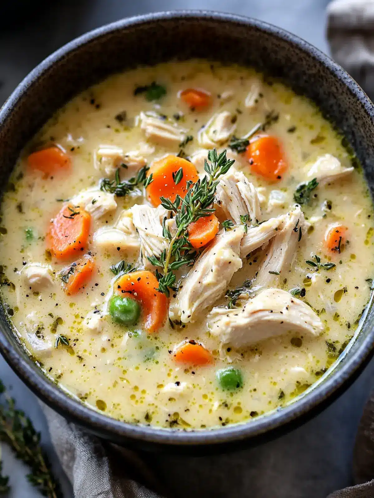 Creamy Keto Chicken Pot Pie Soup for Cozy Nights In 4 Creamy Keto Chicken Pot Pie Soup