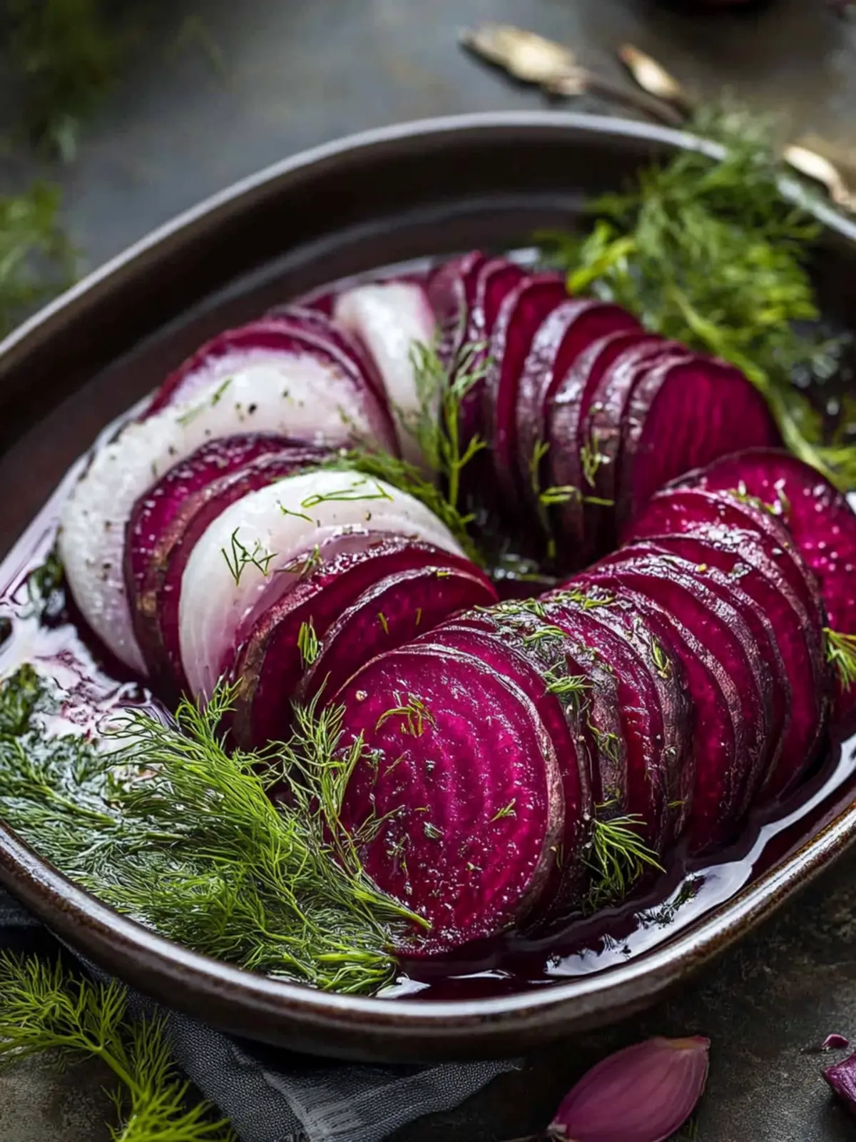 Roasted Hasselback Beets with Dill: A Flavorful Side Delight 4 Roasted Hasselback Beets Dill