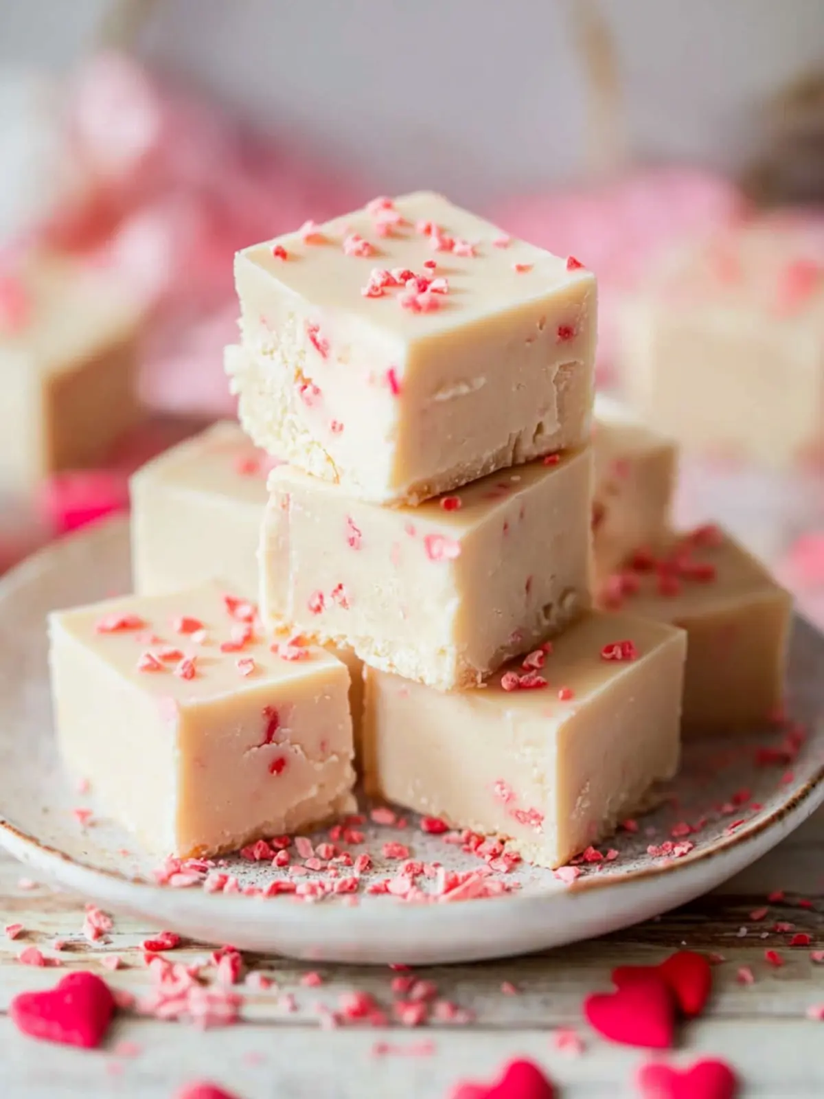 3-Ingredient White Chocolate Fudge: Sweeten Your Valentine's Day 4 3-Ingredient White Chocolate Fudge (Valentine’s Day Recipe)