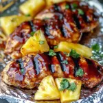 Savory Hawaiian BBQ Chicken Pineapple Foil Packets Made Easy 9 Hawaiian BBQ Chicken Pineapple Foil Packets