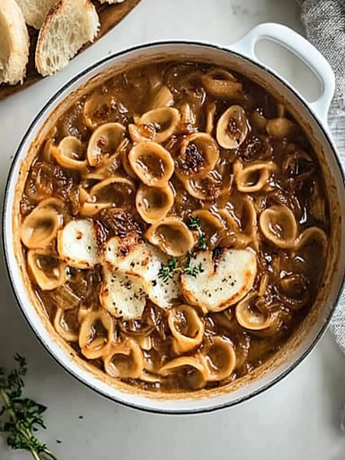 Creamy French Onion Soup Pasta That Will Warm Your Soul 3 French Onion Soup Pasta