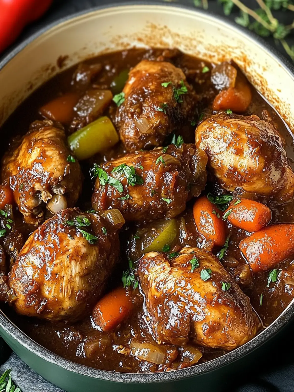 Savory Jamaican Brown Stew Chicken for Heartwarming Meals 3 Jamaican Brown Stew Chicken