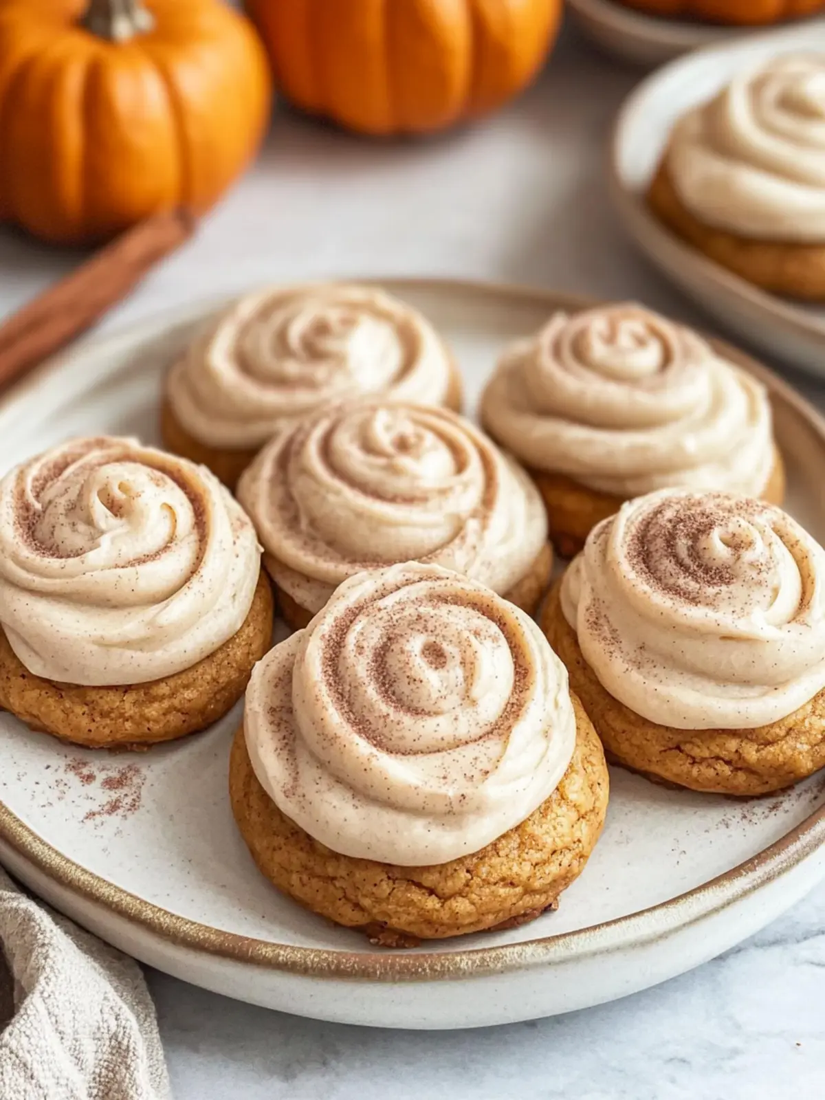 Soft Pumpkin Cookies with Cinnamon Frosting for Cozy Gatherings 4 Soft Pumpkin Cookies with Cinnamon Frosting