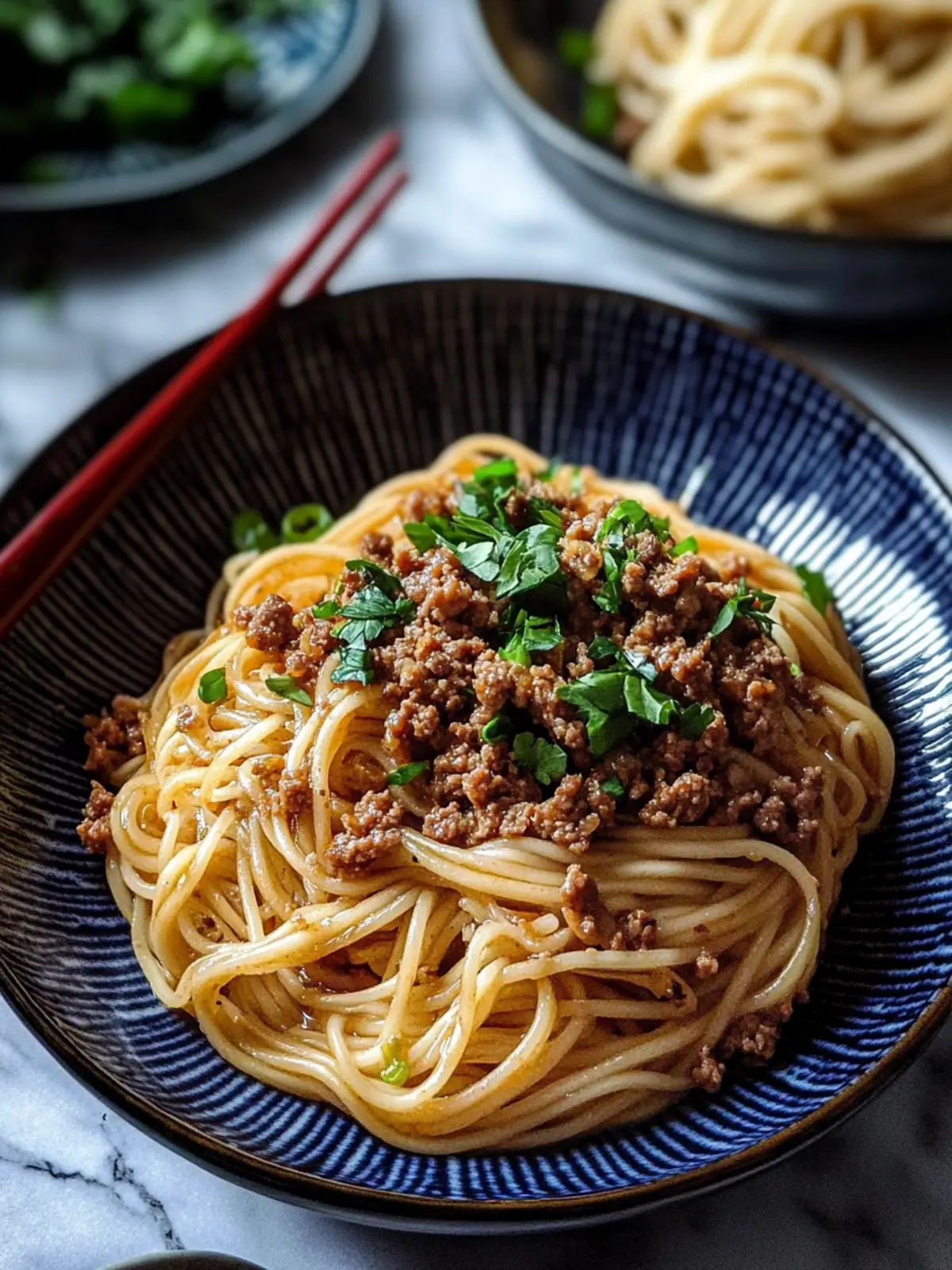 Savory Asian Ground Beef Noodles Ready in 30 Minutes 3 Asian Ground Beef Noodles