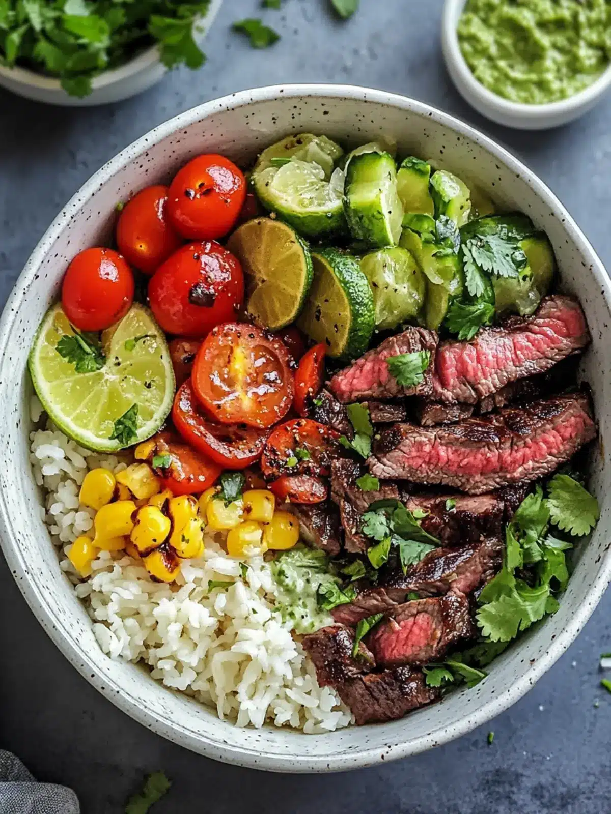 Delicious Cilantro Lime Steak Bowls for Quick Weeknight Dinners 5 Cilantro Lime Steak Bowls