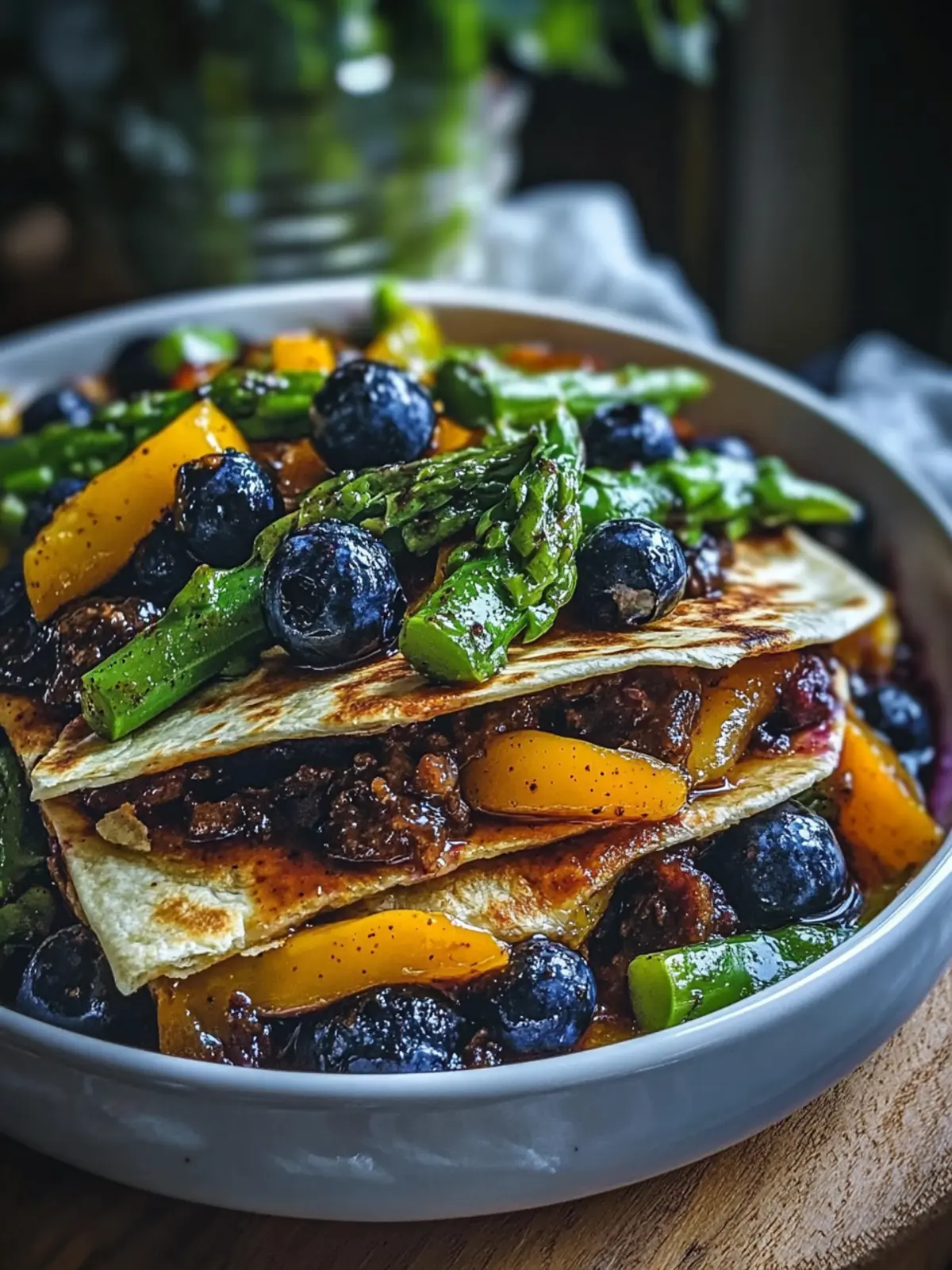 Savory Blueberry Breakfast Quesadilla for a Sweet Start! 2 Blueberry Breakfast Quesadilla