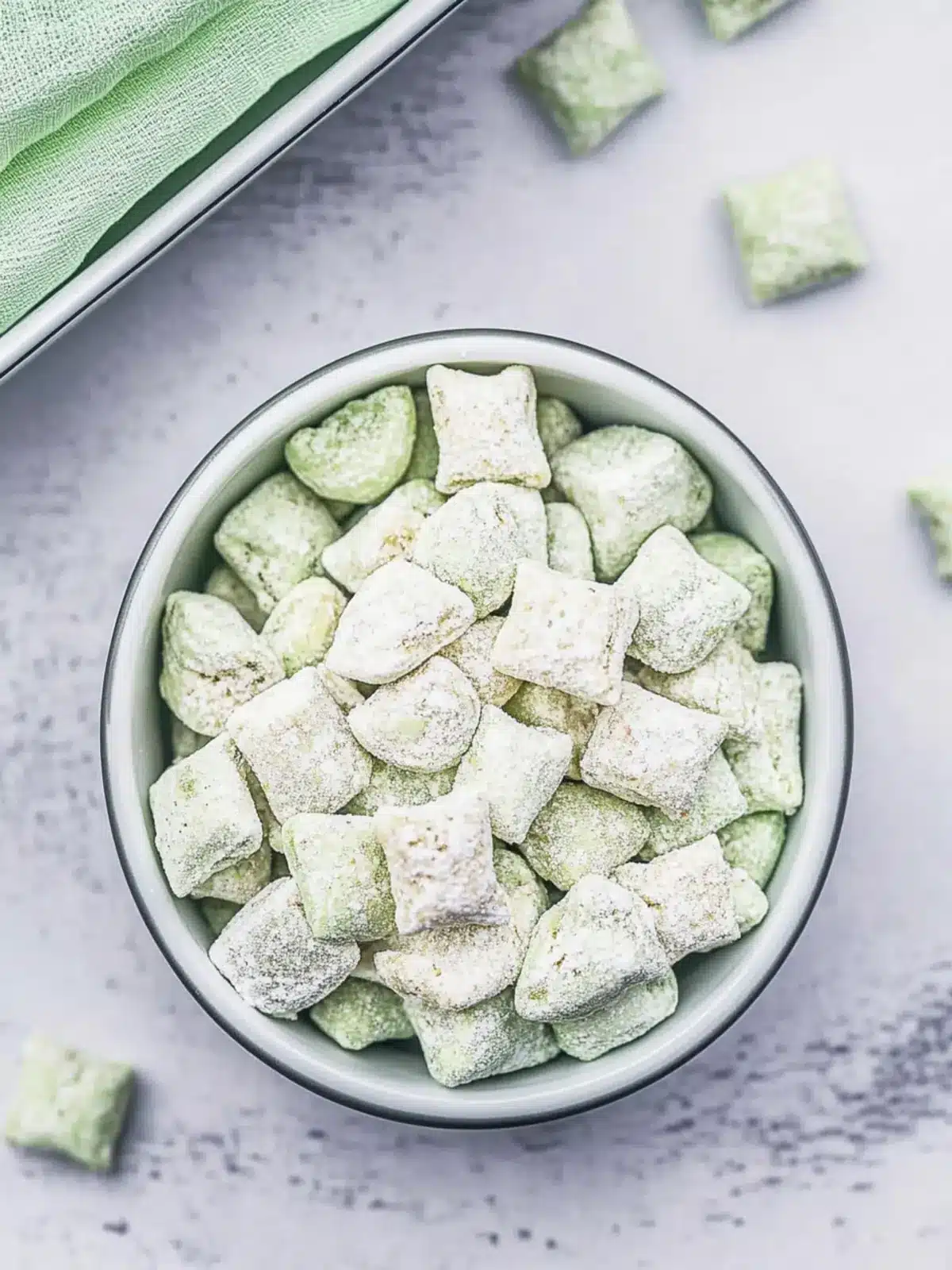 Pistachio Puppy Chow: Sweet Crunch for Festive Gatherings 2 Pistachio Puppy Chow