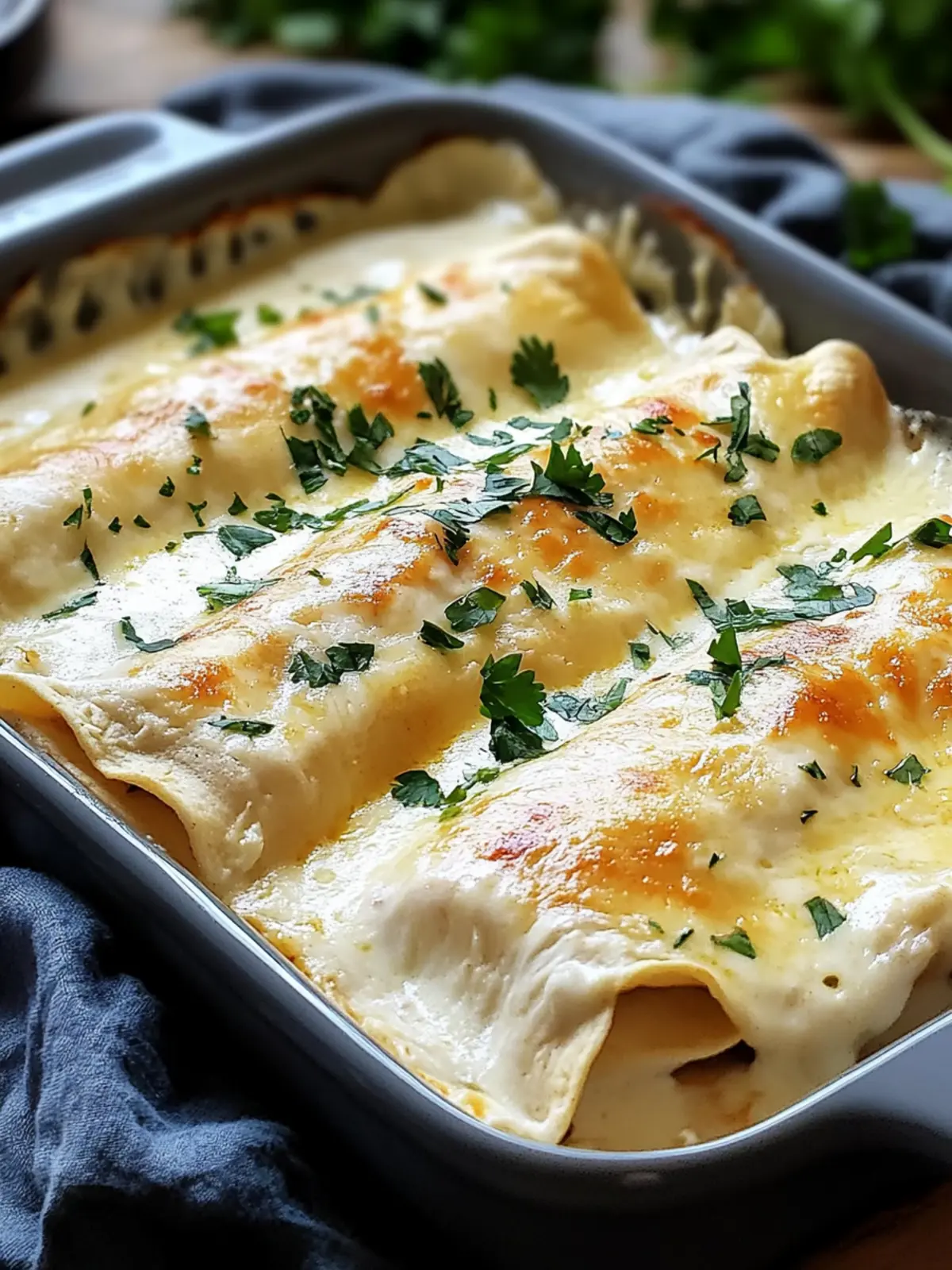 Easy White Chicken Enchiladas with Creamy White Sauce Delight 5 Easy White Chicken Enchiladas with Creamy White Sauce