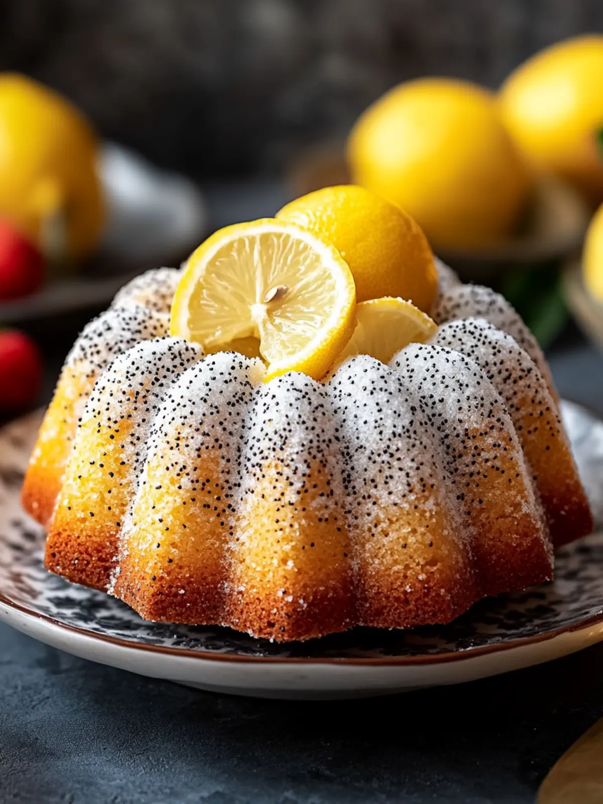 Zesty Mini Lemon Poppy Seed Bundt Cakes for Sunny Days 4 Mini Lemon Poppy Seed Bundt Cakes
