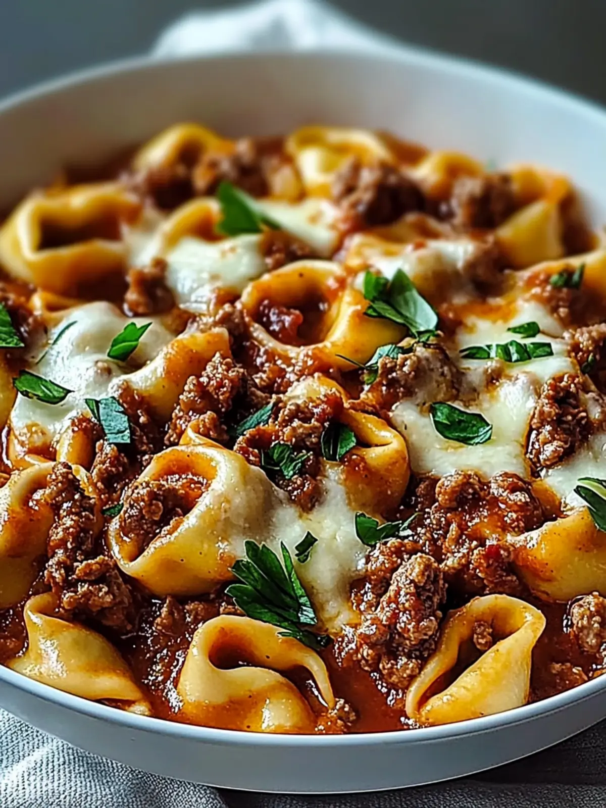 Comforting Beefy Tortellini Bake for Cozy Nights In 2 Beefy Tortellini Bake