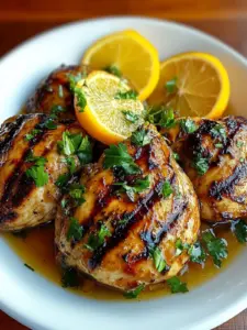 Grilled Chicken with Tropical Citrus Marinade for Summer Bliss 6 Grilled Chicken with Tropical Citrus Marinade