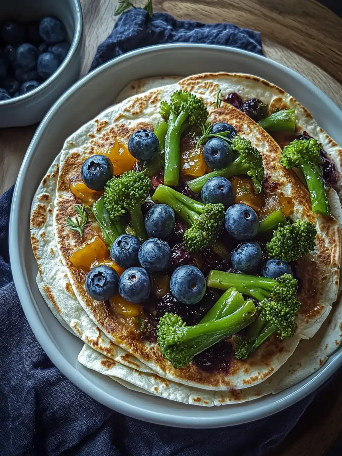 Savory Blueberry Breakfast Quesadilla for a Sweet Start! 3 Blueberry Breakfast Quesadilla