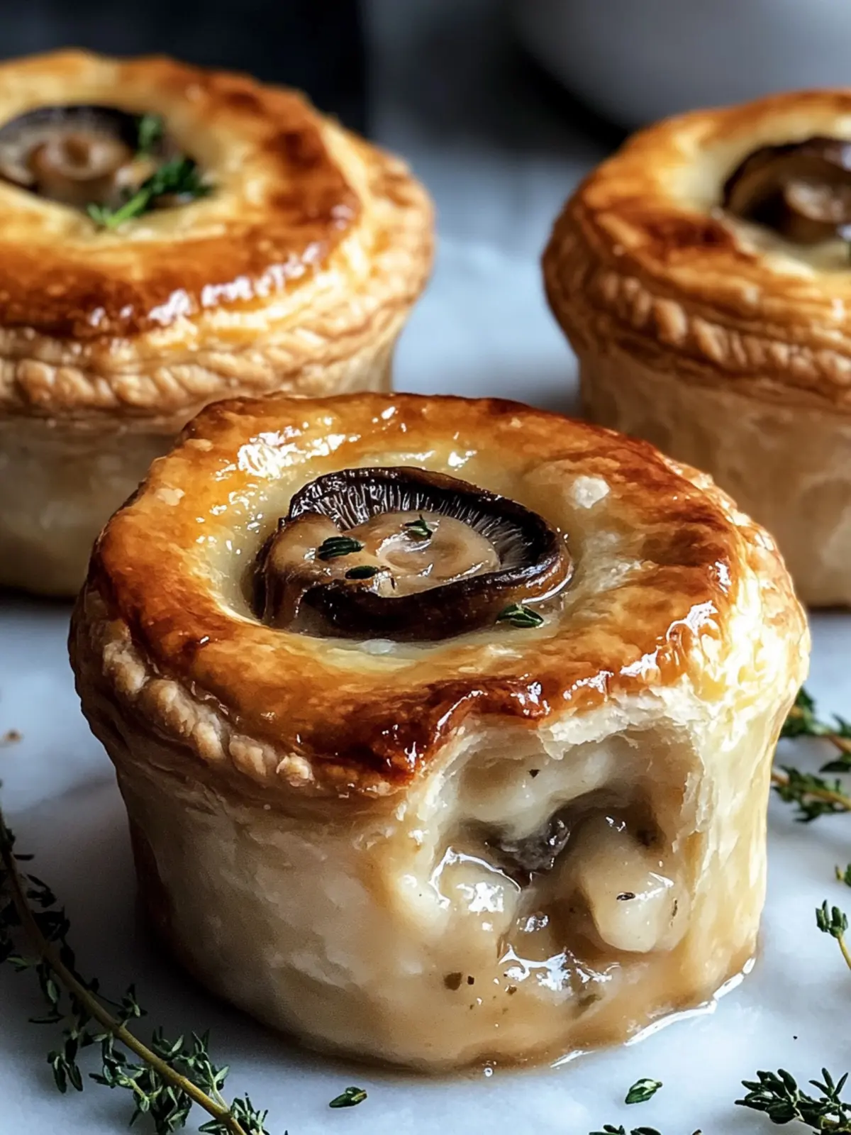 Mini Mushroom & Gruyère Pot Pies for Cozy Nights In 5 Mini Mushroom & Gruyère Pot Pies