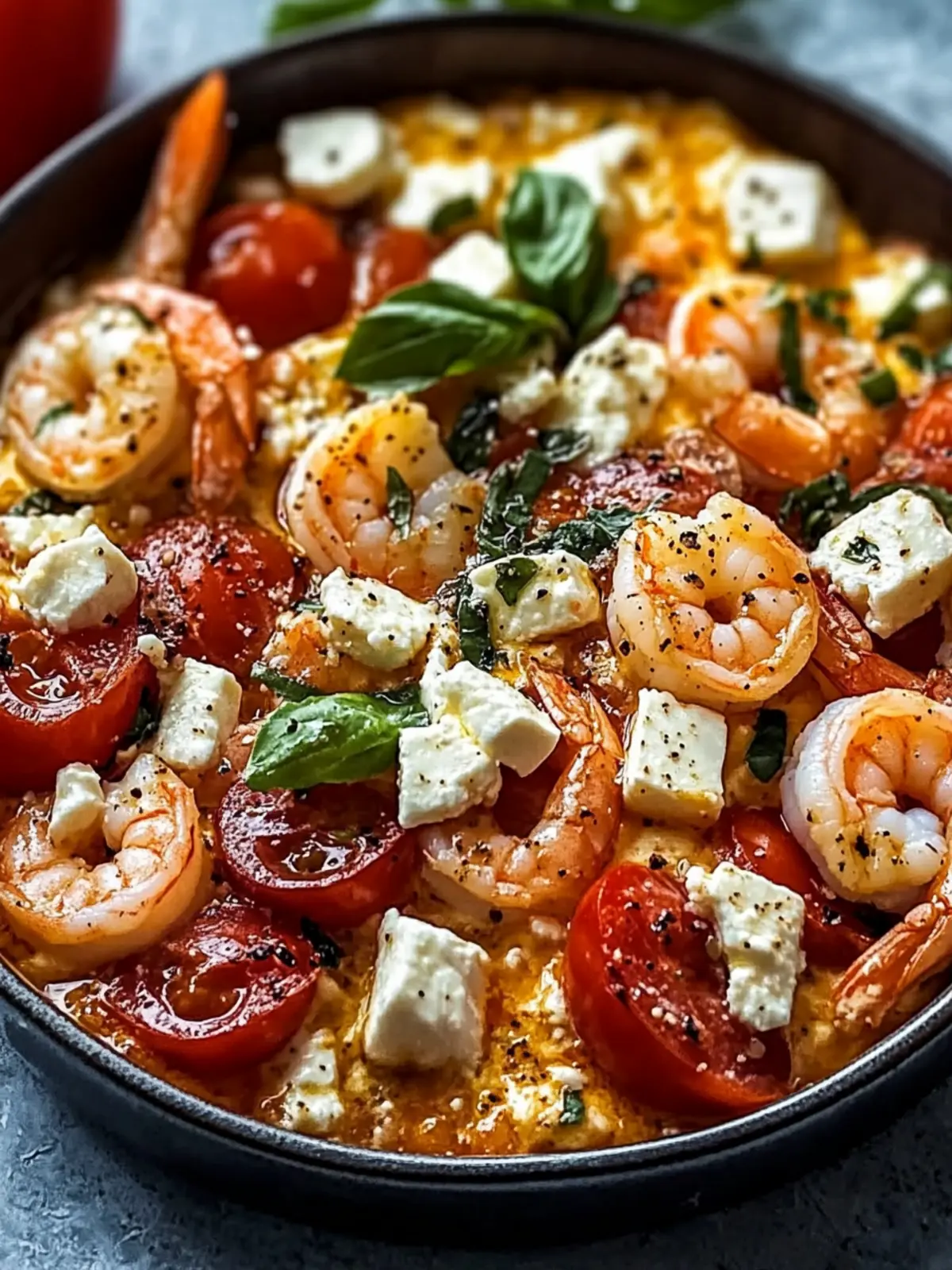 Mediterranean Shrimp & Feta: Quick, Flavor-Packed Delight 4 Mediterranean Shrimp & Feta