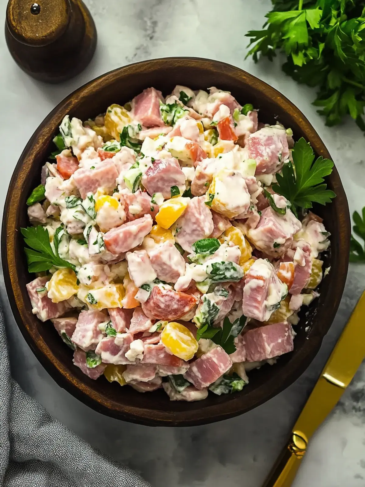 Southern Deviled Ham Salad