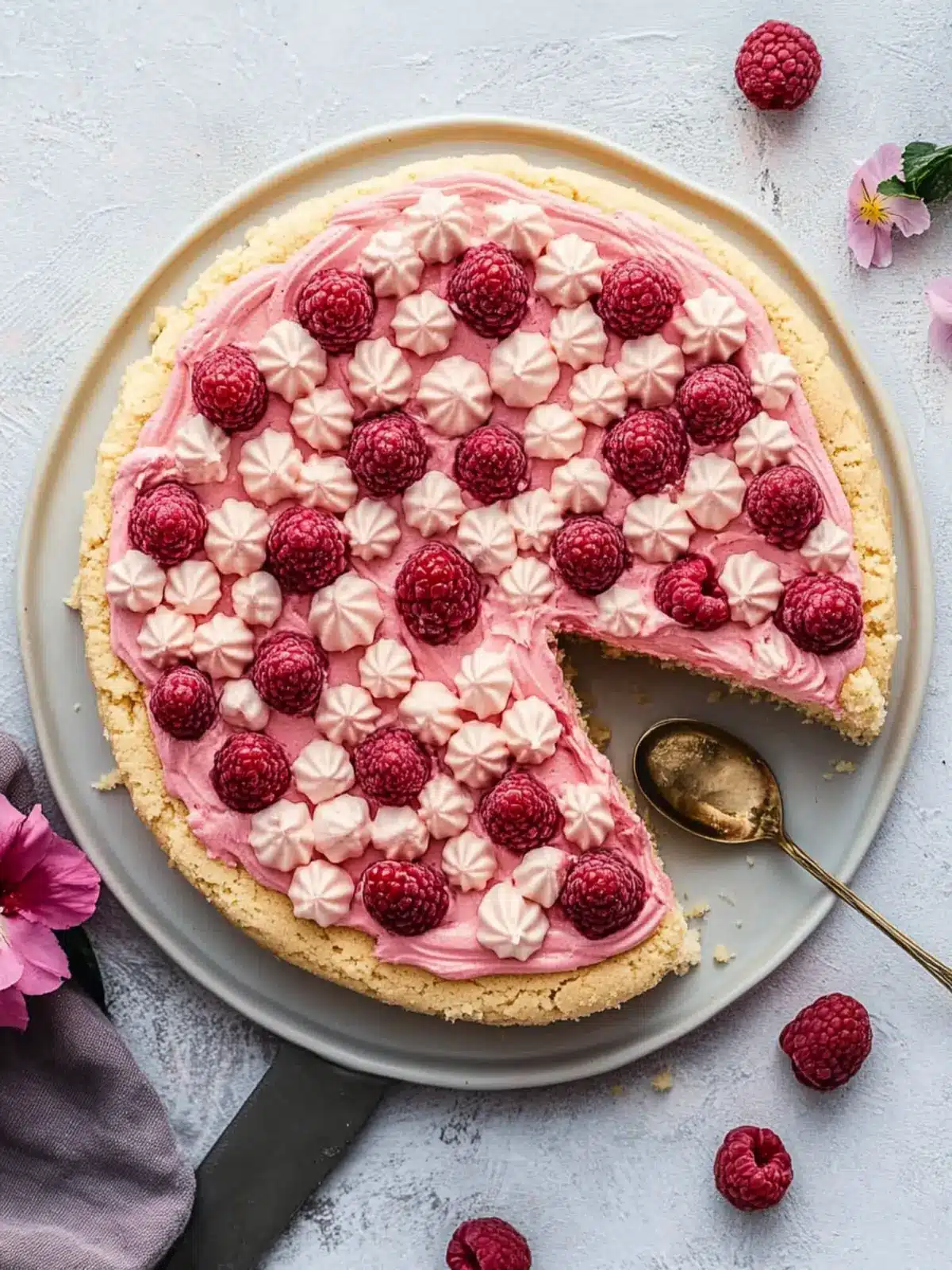 Delightful Sugar Cookie Cake with Raspberry Buttercream Bliss 5 Sugar Cookie Cake with Raspberry Buttercream