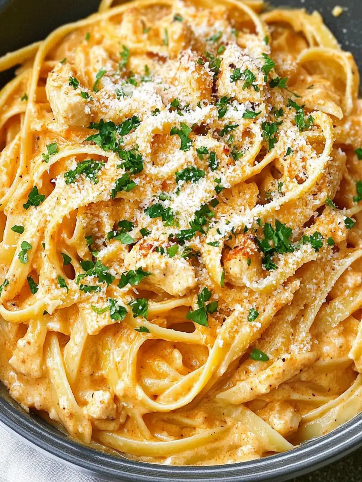 Irresistible Buffalo Chicken Alfredo Pasta in 30 Minutes 3 Buffalo Chicken Alfredo Pasta