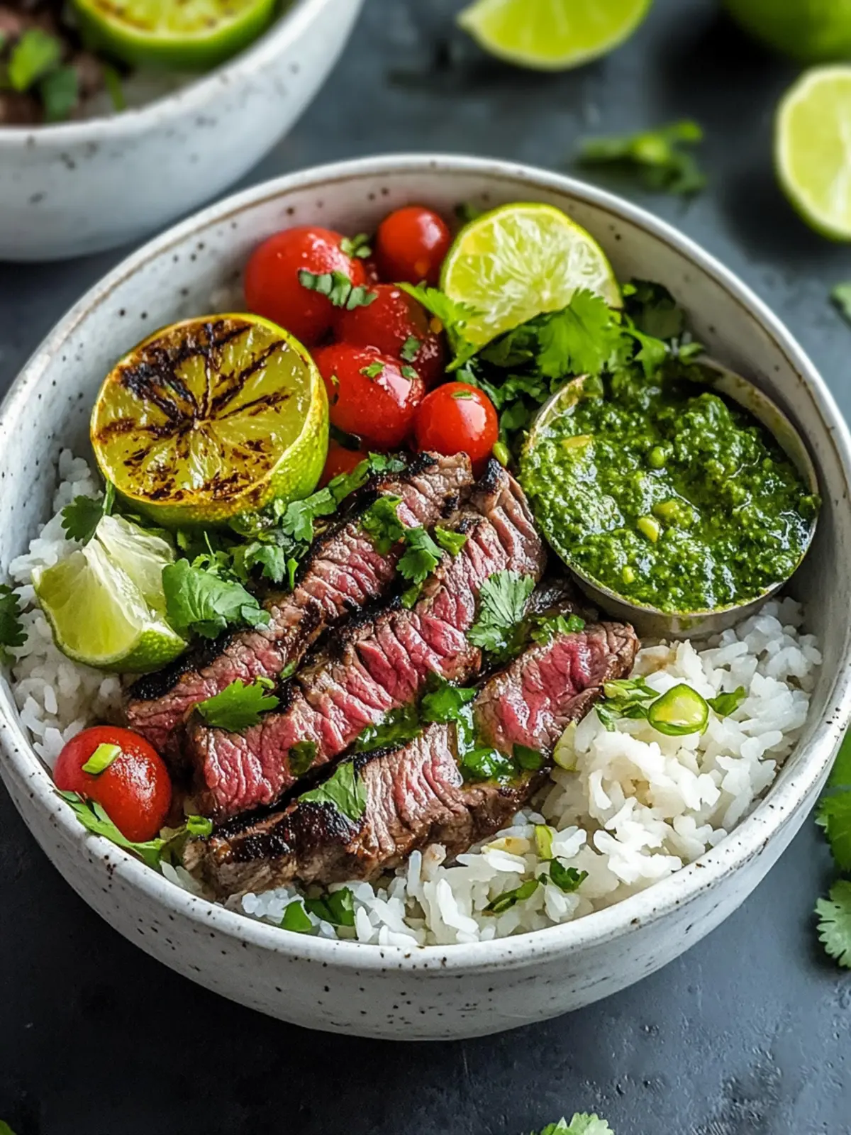 Delicious Cilantro Lime Steak Bowls for Quick Weeknight Dinners 2 Cilantro Lime Steak Bowls