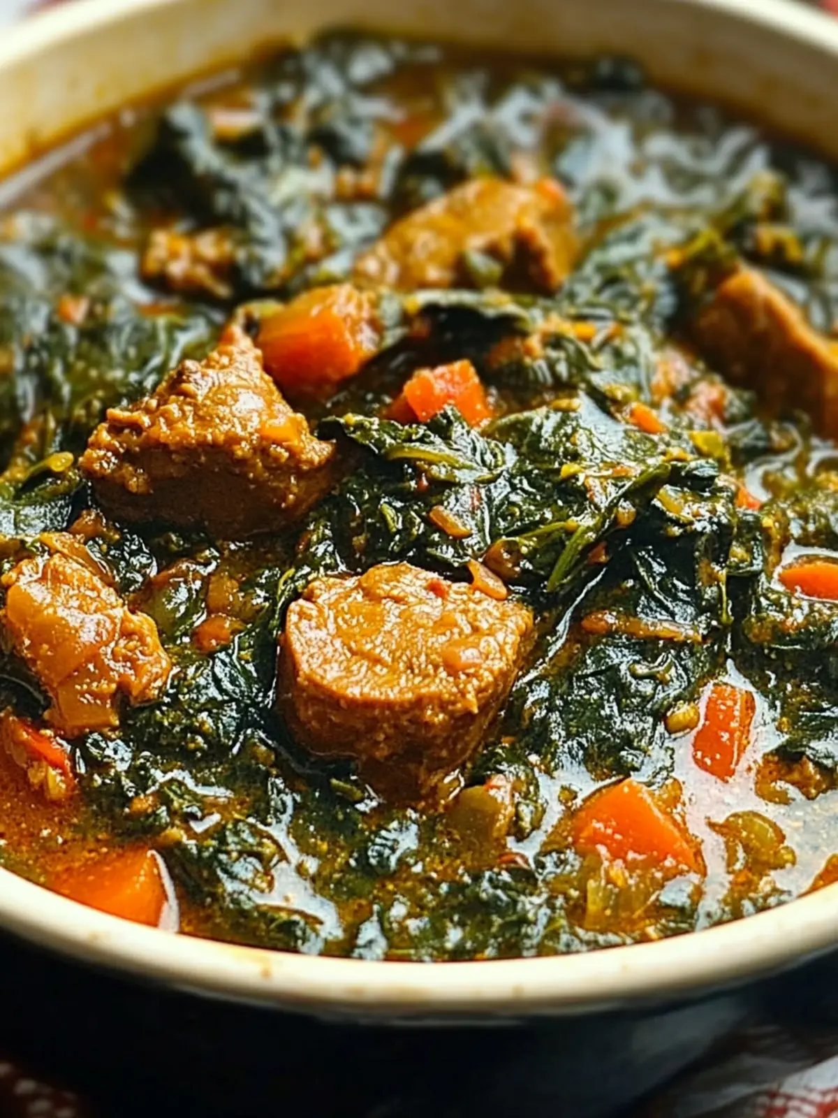 Savory Ghanaian Spinach Stew Recipe for Cozy Family Nights 5 Savory Ghanaian Spinach Stew Recipe