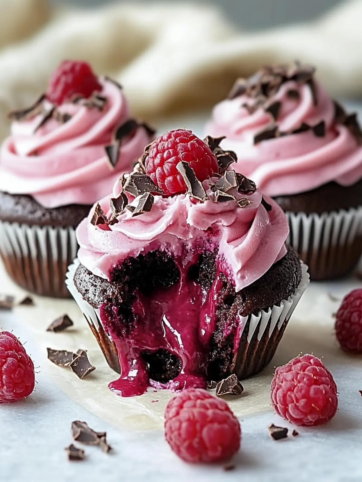Raspberry Chocolate Lava Cupcakes that Erupt with Flavor 5 Raspberry Chocolate Lava Cupcakes