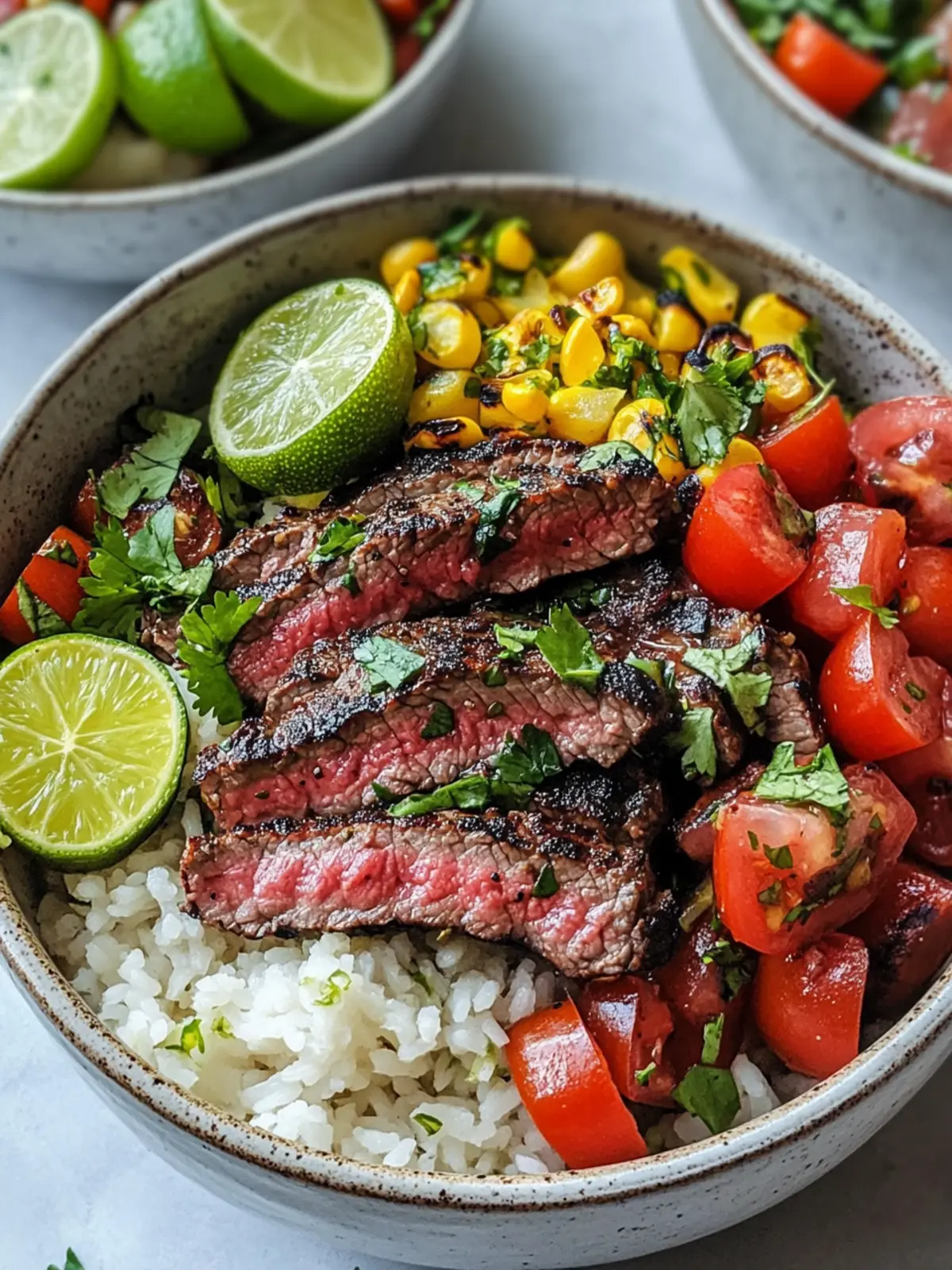 Delicious Cilantro Lime Steak Bowls for Quick Weeknight Dinners 4 Cilantro Lime Steak Bowls
