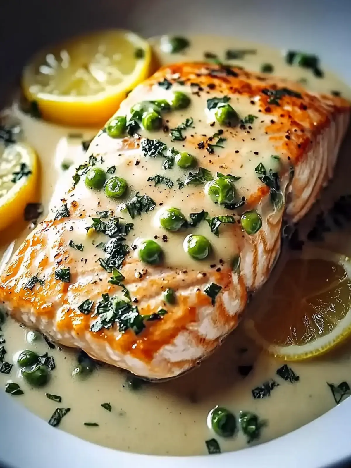 Creamy Lemon Garlic Salmon Piccata in 30 Minutes or Less 5 Creamy Lemon Garlic Salmon Piccata
