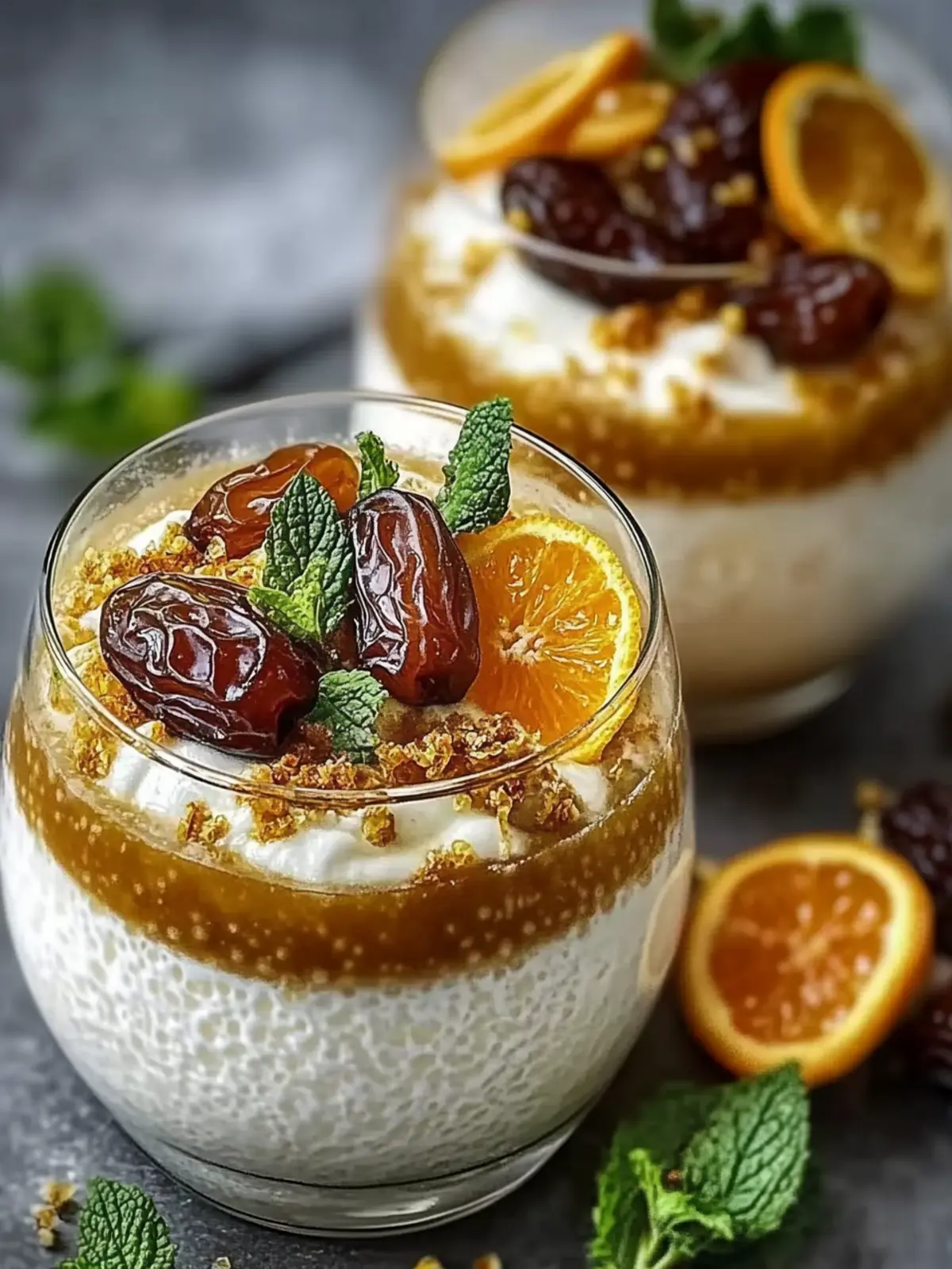 Indulge in Lebanese Date & Orange Blossom Mousse Bliss 3 Lebanese Date & Orange Blossom Mousse