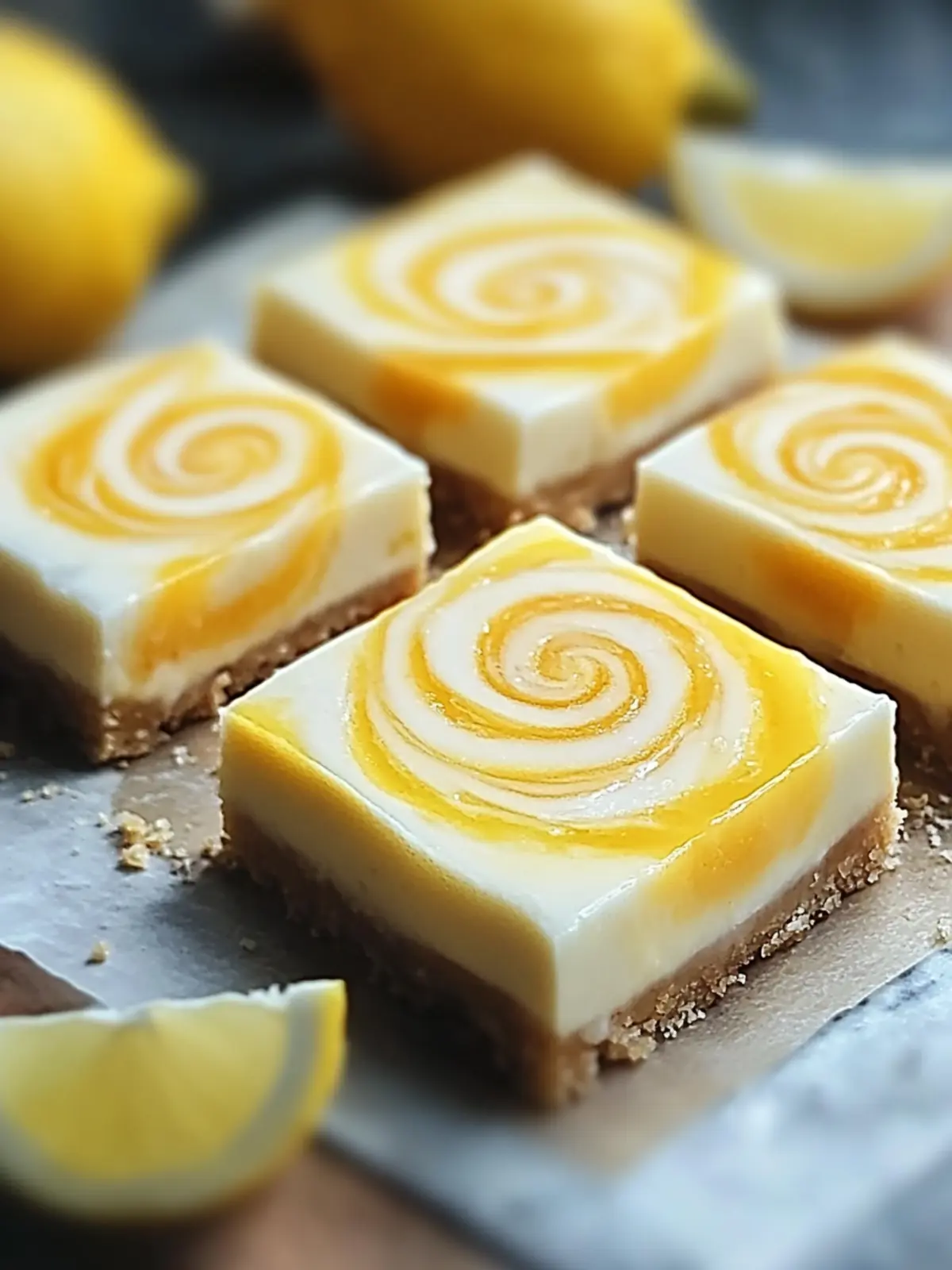 Elegant Lemon Marbled Cheesecake Bars That Wow Every Guest 5 Elegant Lemon Marbled Cheesecake Bars