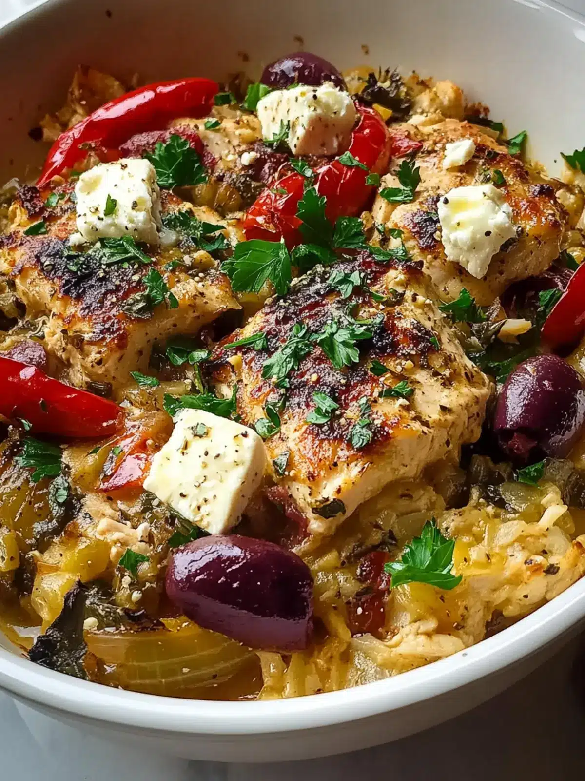 Delicious Greek Chicken Casserole for Cozy Family Dinners 4 Greek Chicken Casserole