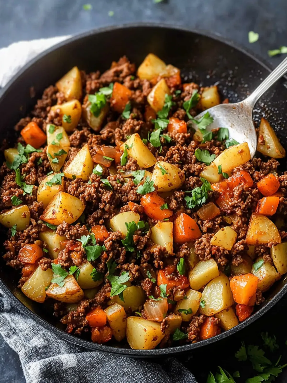 Savory Ground Beef Potato Hash: Your Quick Comfort Food Fix 4 Ground Beef Potato Hash