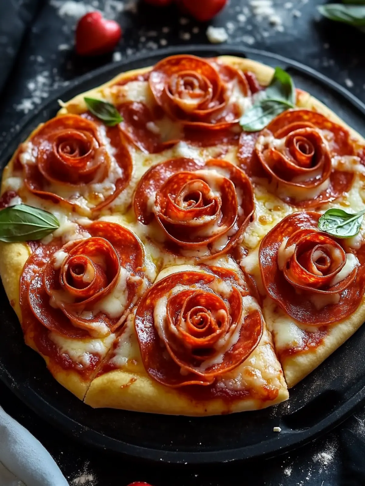 Pizza Roses for Valentine’s Day: Love in Every Bite 2 Pizza Roses for Valentine’s Day