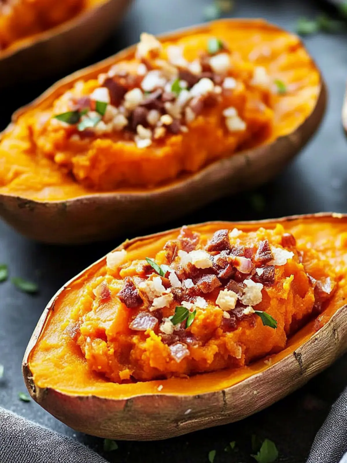 Delicious Twice Baked Sweet Potatoes with Sweet and Savory Toppings 5 Twice Baked Sweet Potatoes