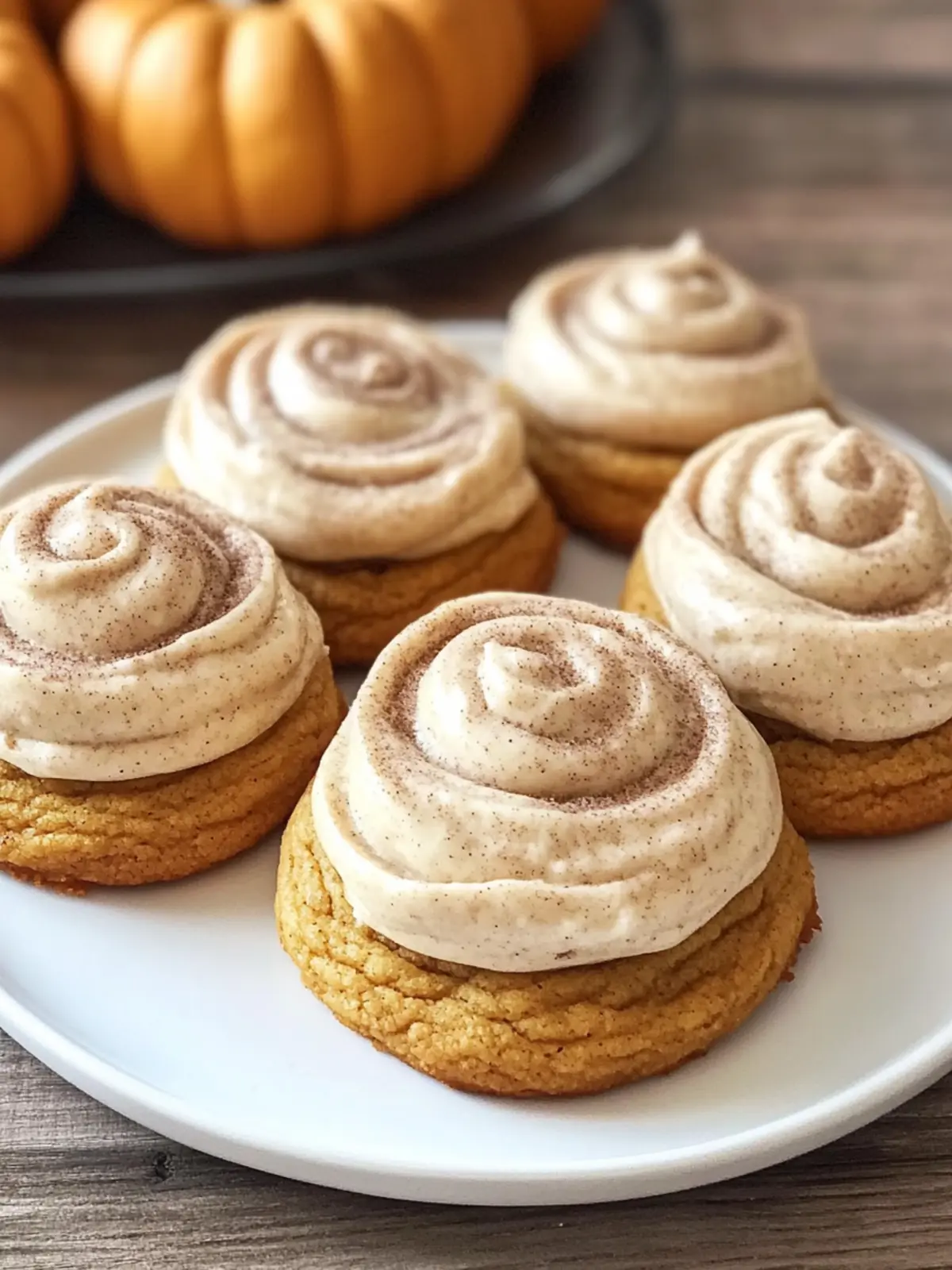 Soft Pumpkin Cookies with Cinnamon Frosting for Cozy Gatherings 2 Soft Pumpkin Cookies with Cinnamon Frosting